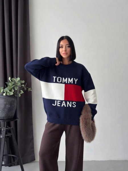 بلوز صوف كم TOMMY